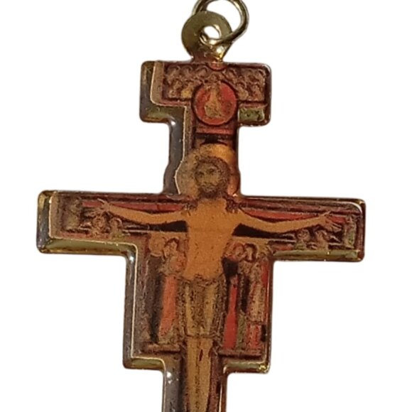 ๐ฏ 10 for $10 / Vintage Cross Charm Pendant Jesus - Picture 8 of 8